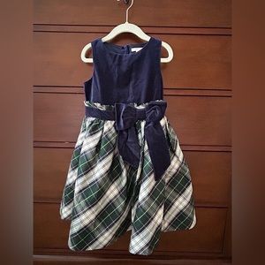 Janie and Jack Girls Holiday dress size 5